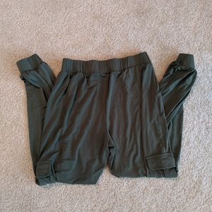 Green joggers